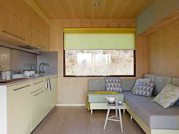 Living room and kitchen Living room and kitchen