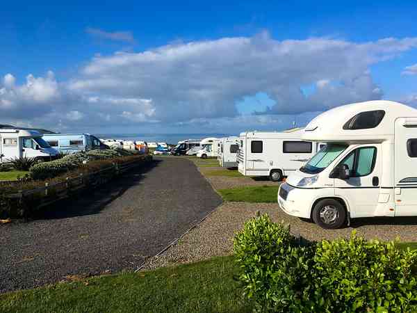 Front row motorhome pitches Front row motorhome pitches