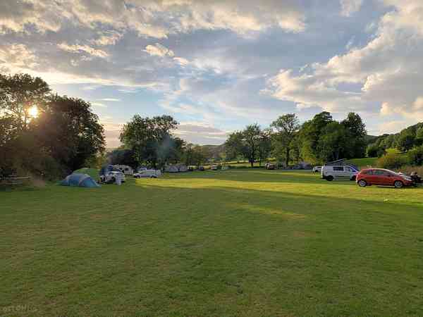 Non-electric grass tent or campervan pitch (solo)
