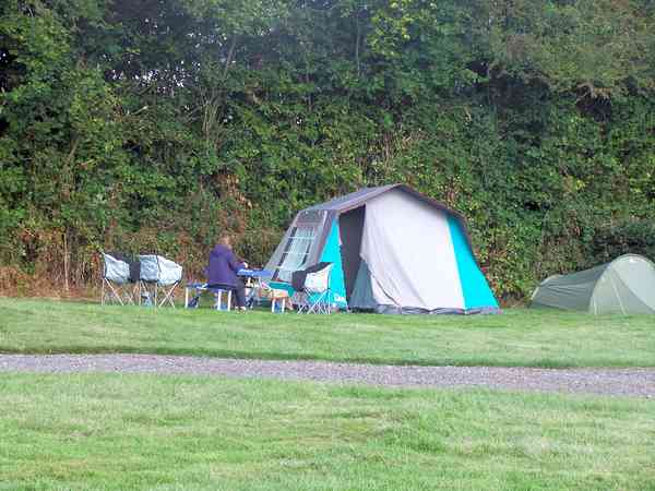 Emplacement pour tente sur herbe avec électricité (adapté aux familles)