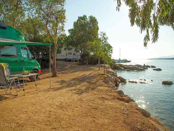 Some of the pitches are right by the sea Some of the pitches are right by the sea