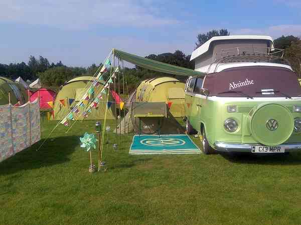 Electric grass touring pitch