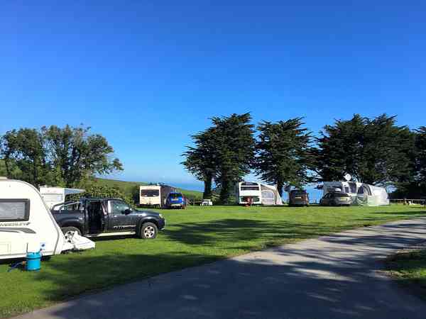 The View fully-serviced grass touring pitch