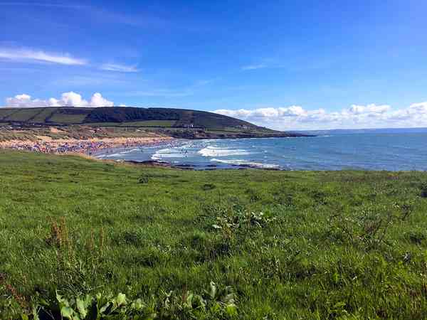 View across Croyde Beach View across Croyde Beach