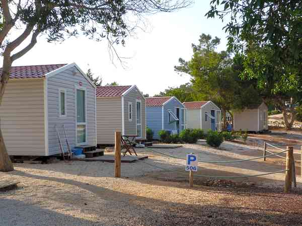 Outside the cabins Outside the cabins