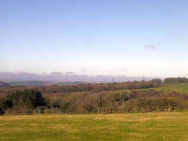 Non-electric grass tent pitch