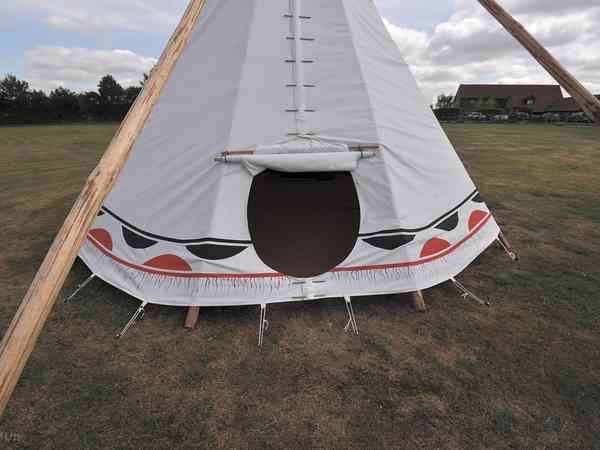 Tipi entrance Tipi entrance