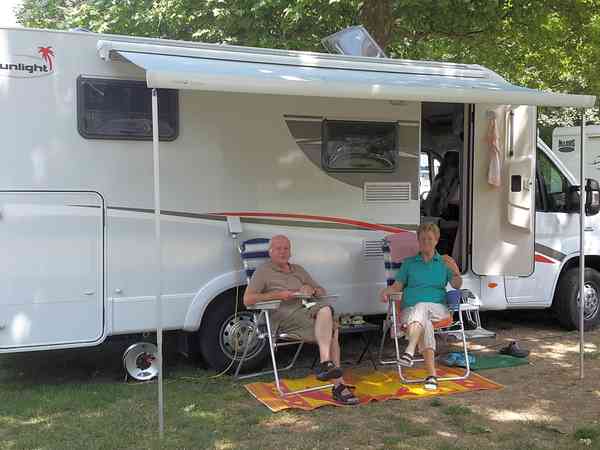 Relaxing outside Relaxing outside