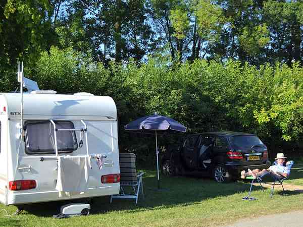 Spacious pitches Spacious pitches