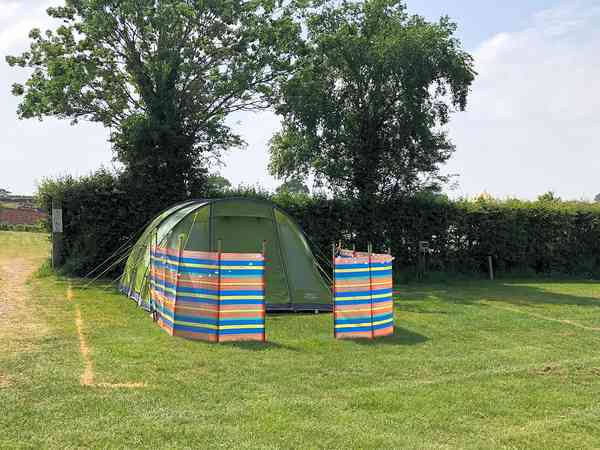 Unpowered grass tent or trailer tent site (XL)