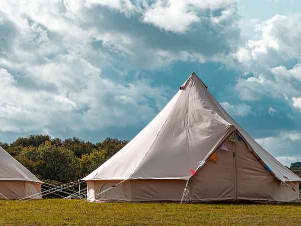 Standard (1 double & 2 single beds) bell tent