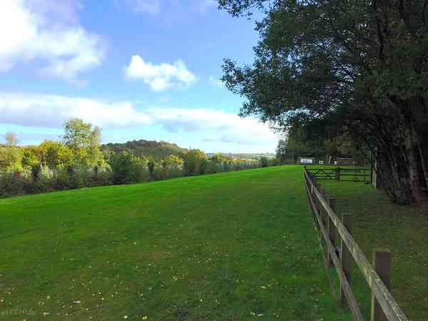 Large pitches with views over Dartmoor Large pitches with views over Dartmoor