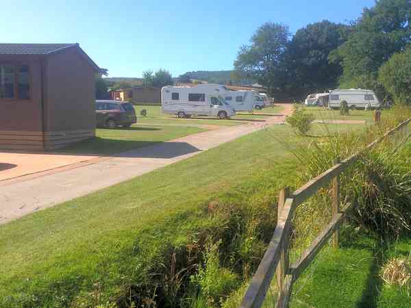 The hardstanding pitches The hardstanding pitches