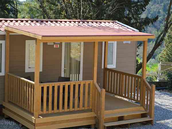 Outside of the caravan Outside of the caravan