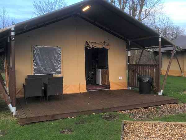 The safari tent The safari tent