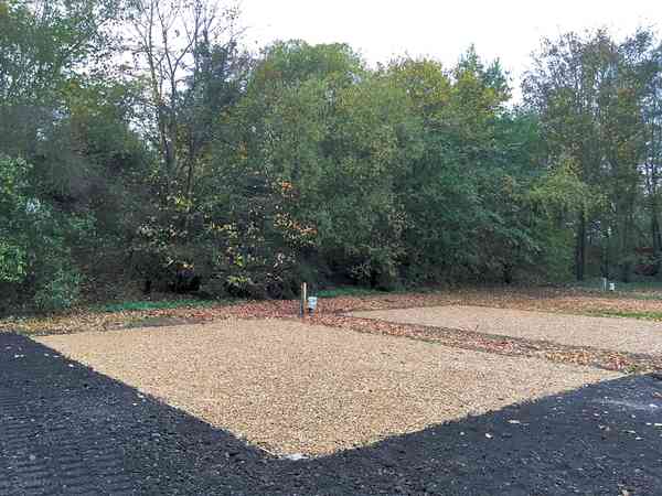 Electric hardstanding touring caravan pitch