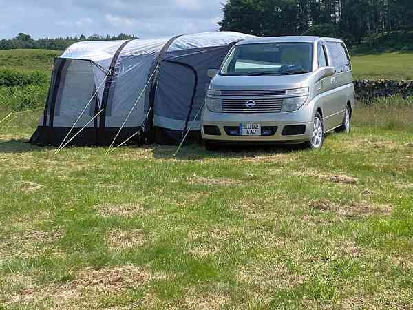 Non-electric grass campervan pitch
