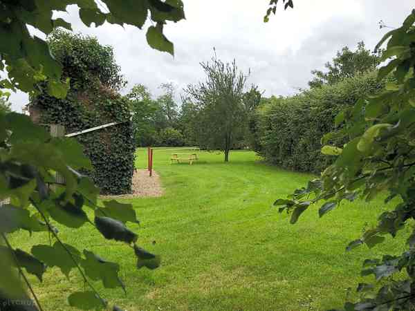 Non-electric grass tent pitch (solo)