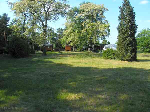 Power optional grass tent site