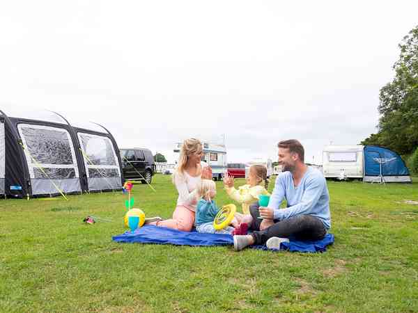 Electric grass touring pitch