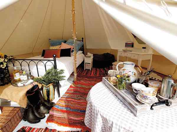 Apple Blossom bell tent