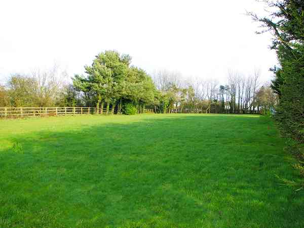 Powered grass caravan site