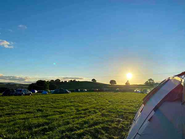 Non-electric grass campervan pitch