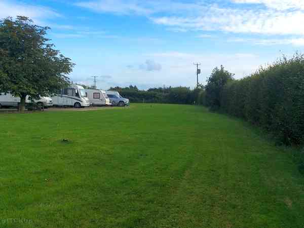 Spacious pitches Spacious pitches