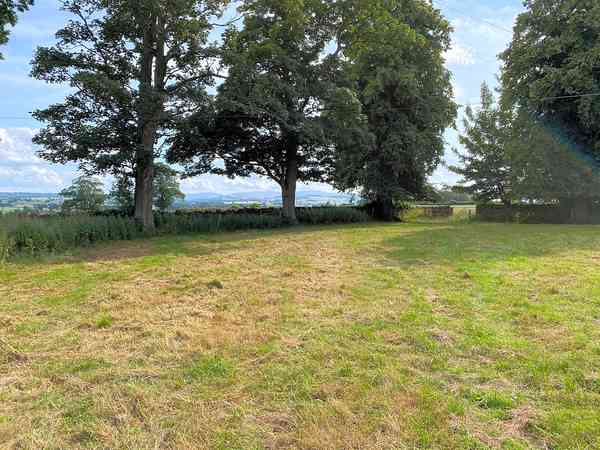Non-electric grass tent pitch