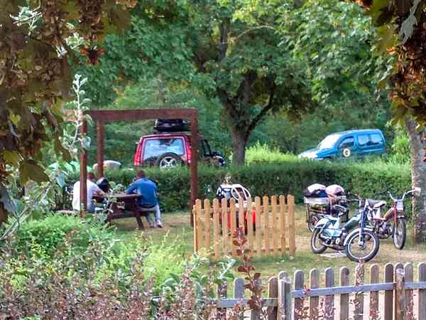 Power optional grass tent site (no cars, two person)
