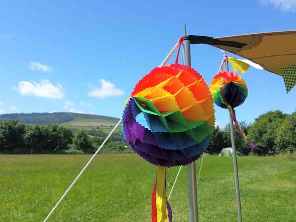 Meadow non-electric grass tent pitch