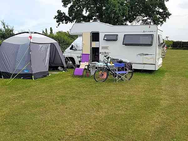 Electric grass touring pitch