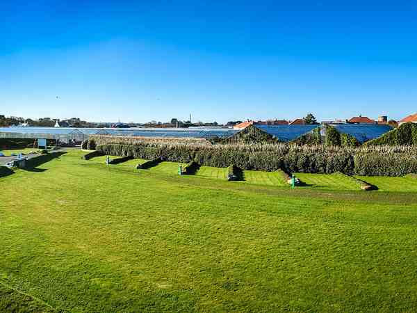 Fully-serviced grass motorhome pitch