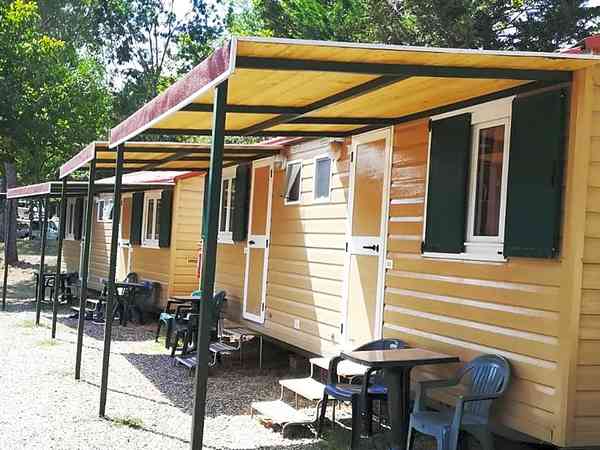 stationær campingvogn 1 soveværelse