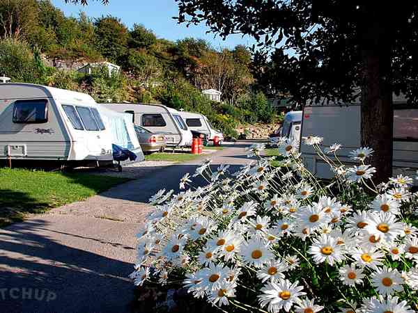 Electric hardstanding touring pitch
