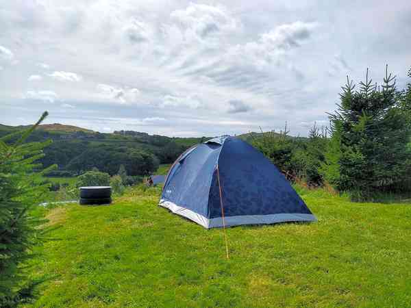 Non-electric grass tent pitch (small)
