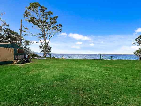 Mill Point non-electric grass and earth pitch