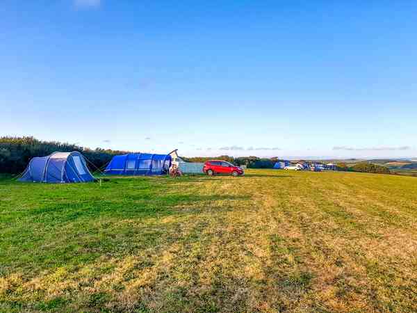 Valley View non-electric grass tent or trailer tent pitch