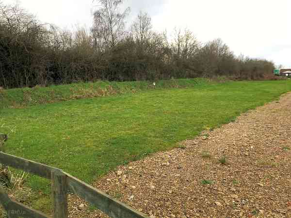 Powered grass tent site