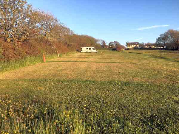Sunset View electric optional grass pitch (sloping)