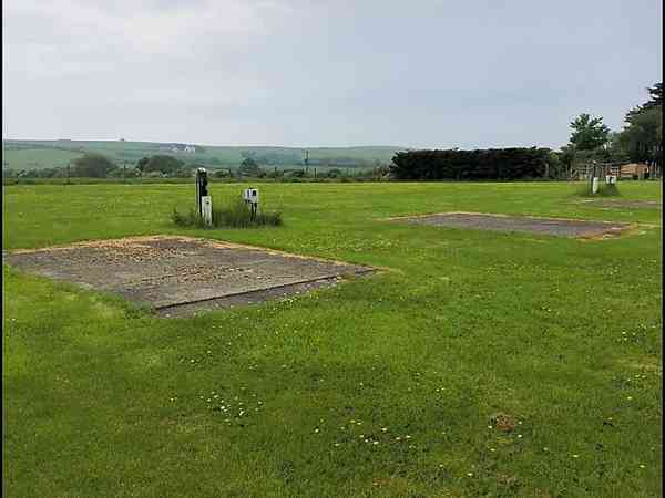 Electric optional hardstanding touring pitch