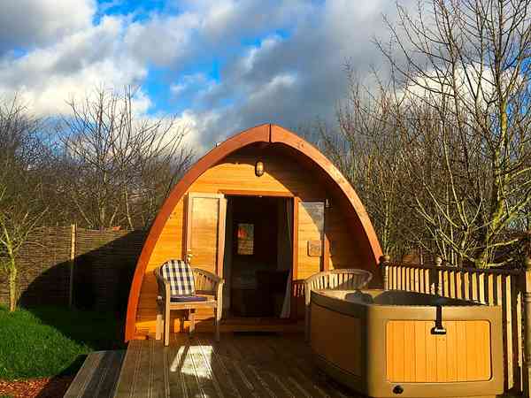 A leisurely lounge in the hot tub is just as good in winter A leisurely lounge in the hot tub is just as good in winter