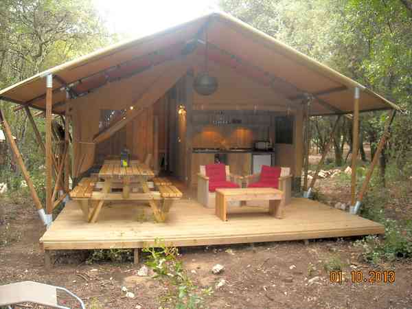 Tente safari Lodge 2 chambres