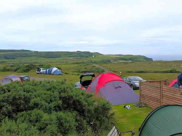 Grass tent area Grass tent area