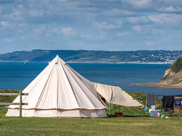 Grass tent pitch Grass tent pitch
