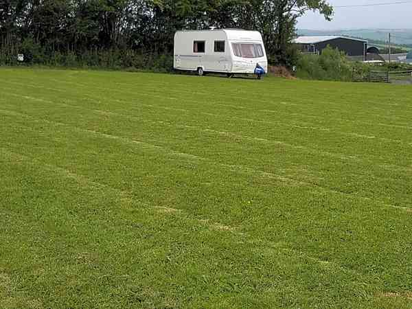 Grass touring pitch Grass touring pitch