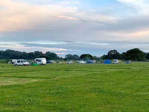 Non-electric grass campervan pitch