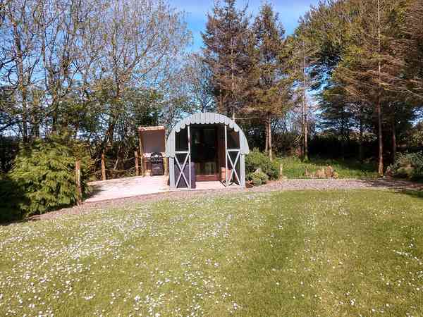 Green shepherd's hut