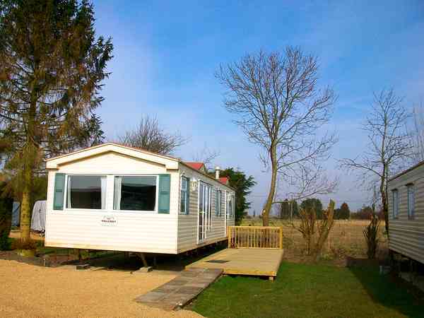 Outside the holiday homes Outside the holiday homes