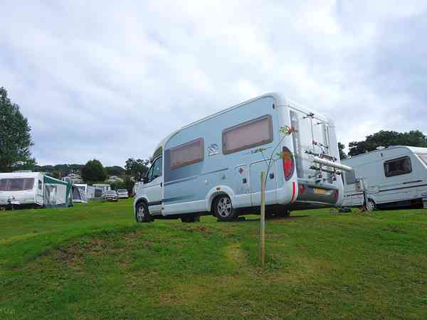 Electric grass touring pitch